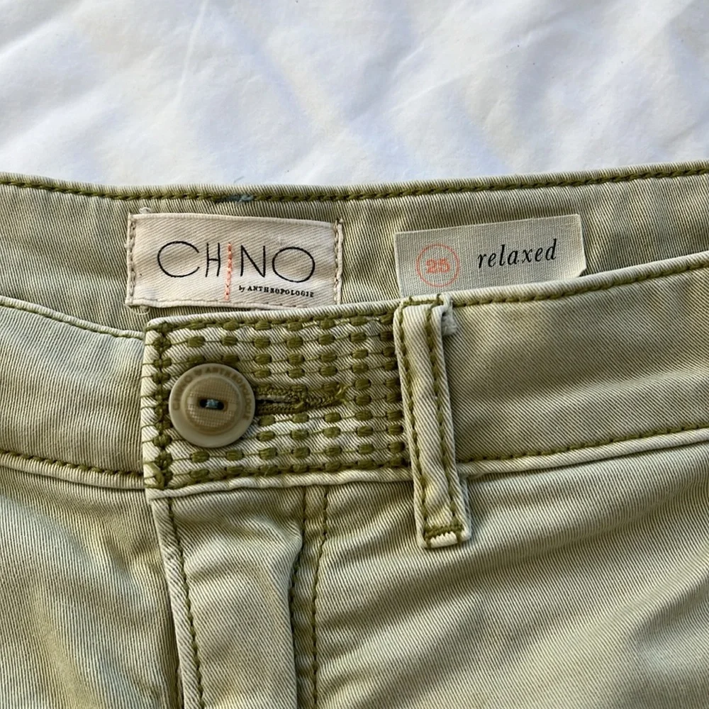 Anthropology Chino Relaxed size 25 Shorts - Picture 3 of 3